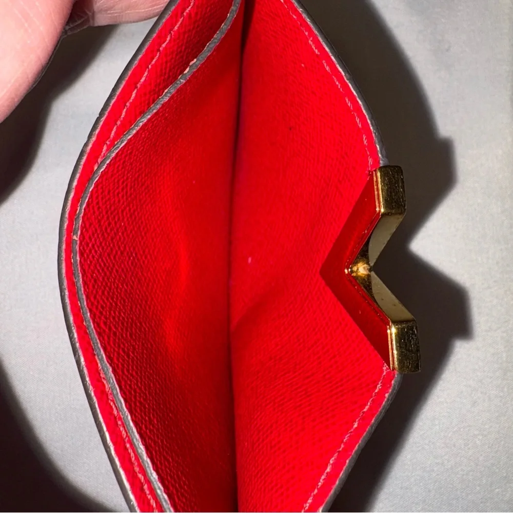 Louis Vuitton Kimono Card Case Holder in Cerise Cherry RARE - Picture 7 of 11